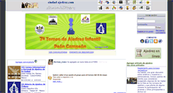 Desktop Screenshot of ciudadajedrez.com