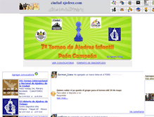 Tablet Screenshot of ciudadajedrez.com